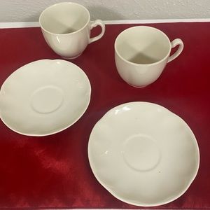 🌴 Johnson Bros Mug and Plate Set of Two